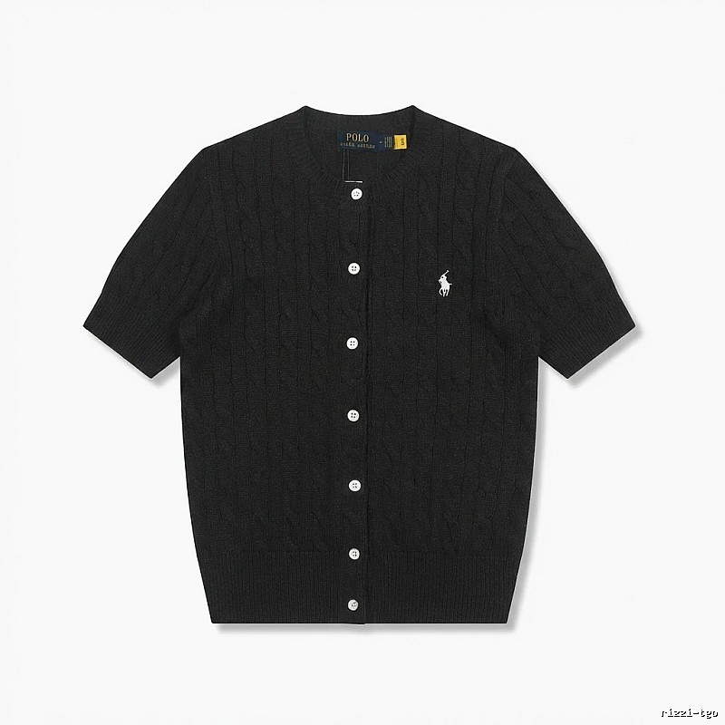Ralph Lauren Polo Black Knitted Cardigan
