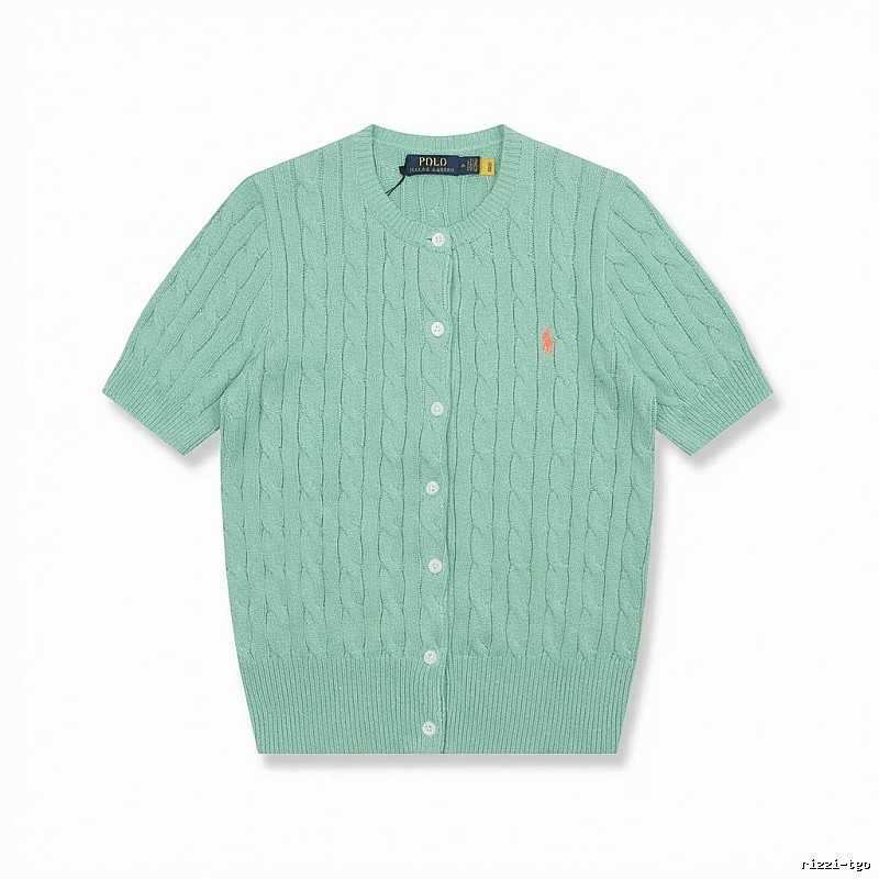 Ralph Lauren Polo light green knitted cardigan