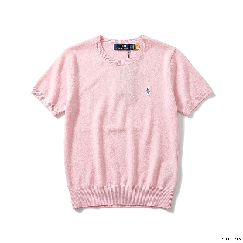 Ralph Lauren Polo pink trendy brand short-sleeve shirt