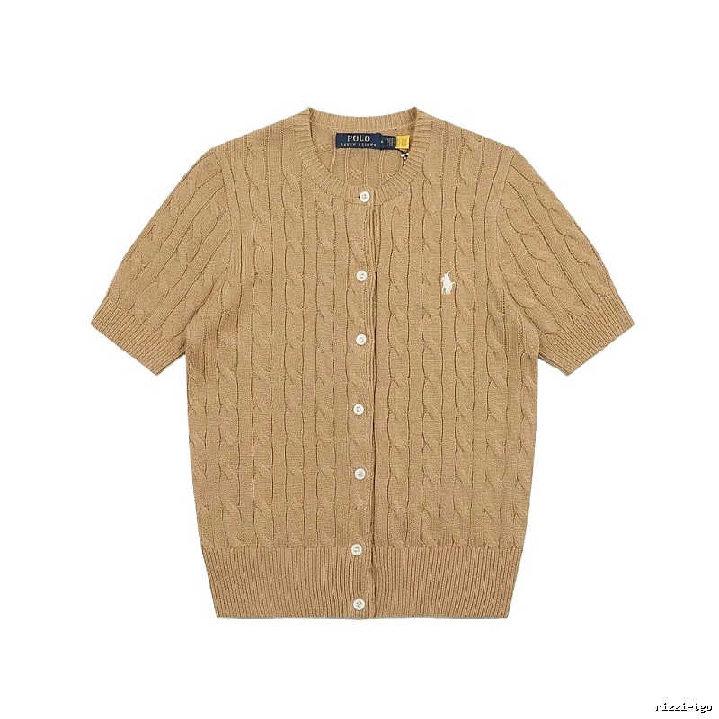 Ralph Lauren Polo Retro Brown Cardigan