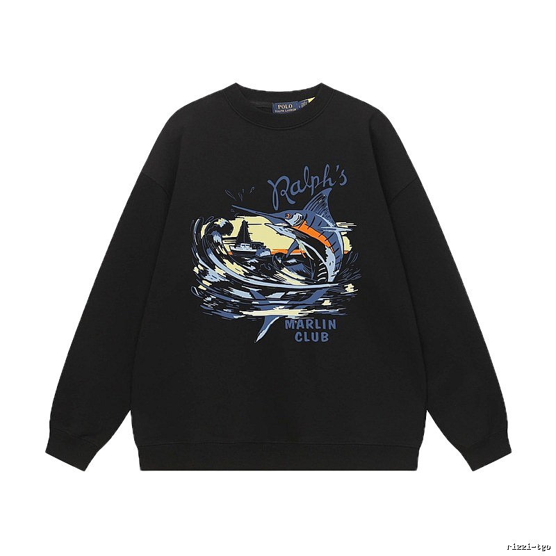 Ralph Lauren printed retro-style sweatshirt