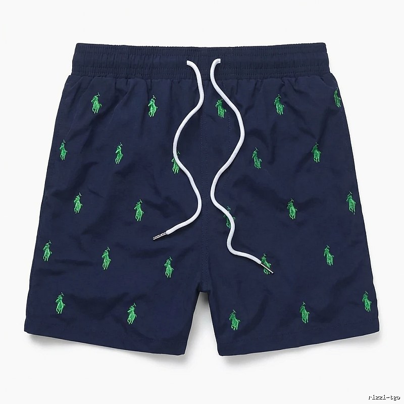 Ralph Lauren retro-style dark blue shorts