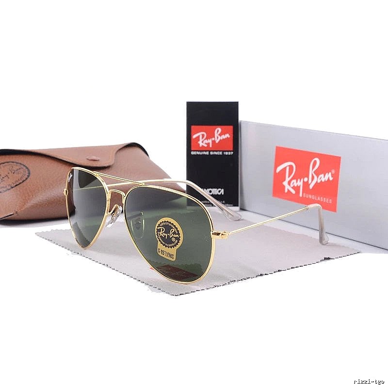 Ray-Ban Premium Style Aviator sunglasses Gold Tone Sunglasses for Minimal Outfits