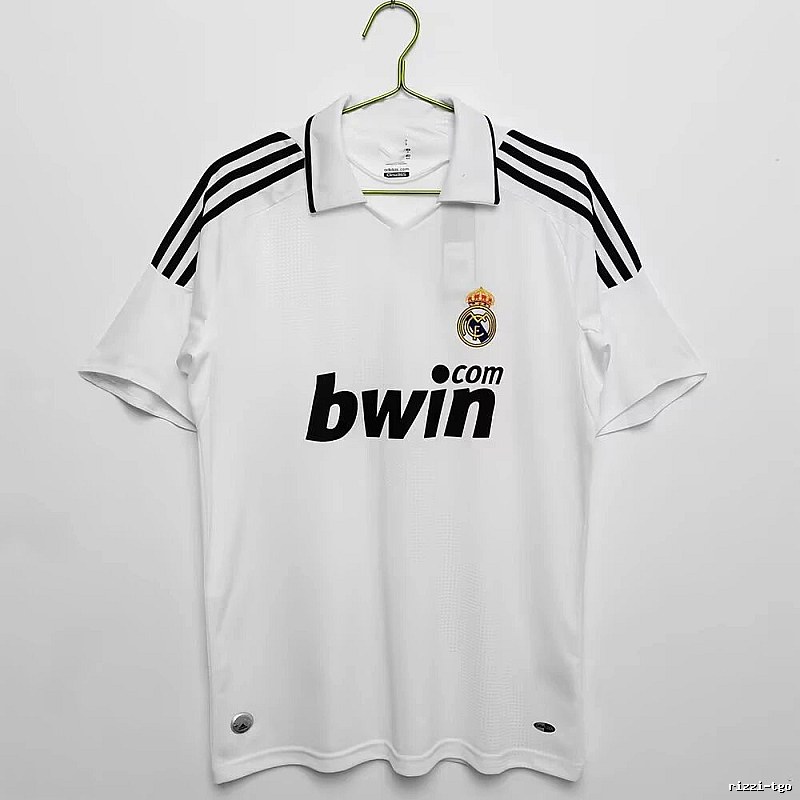 Real Madrid Patterned Retro Teka soccer jersey White Retro Football with Polished Detail