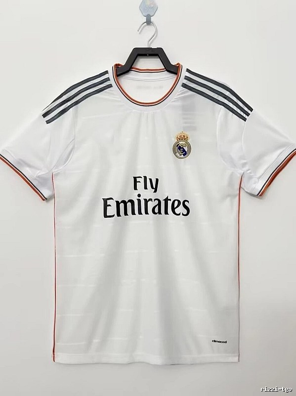 Real Madrid Summer Retro Teka soccer jersey White Retro Football with Bold Graphic