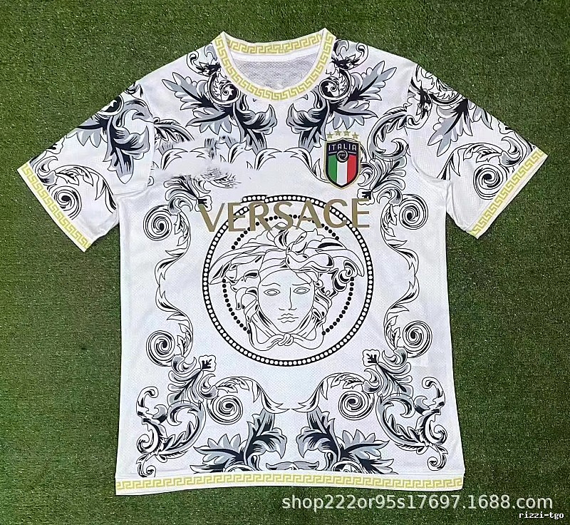 Real Madrid White Dragon Soccer Jersey Visual Accent