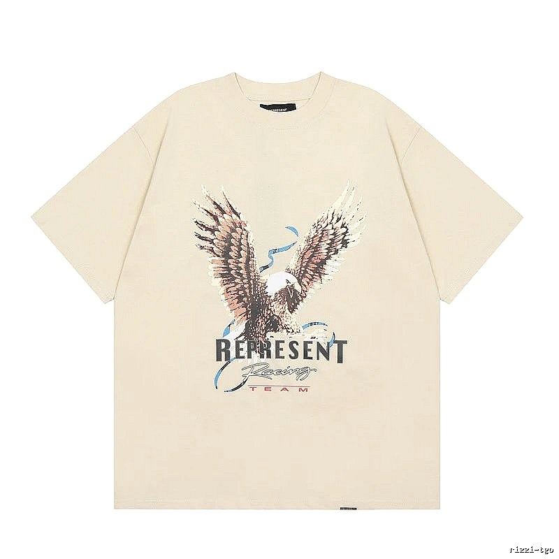 Represent Flying Eagle Vintage Beige T-Shirt