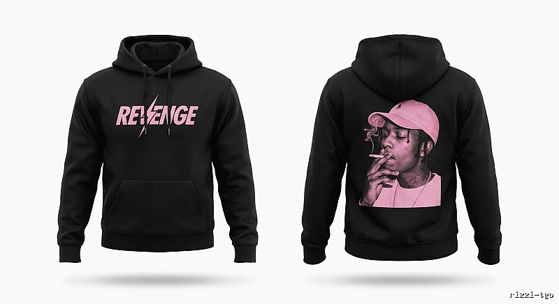 Revenge Dark Style Black Hoodie