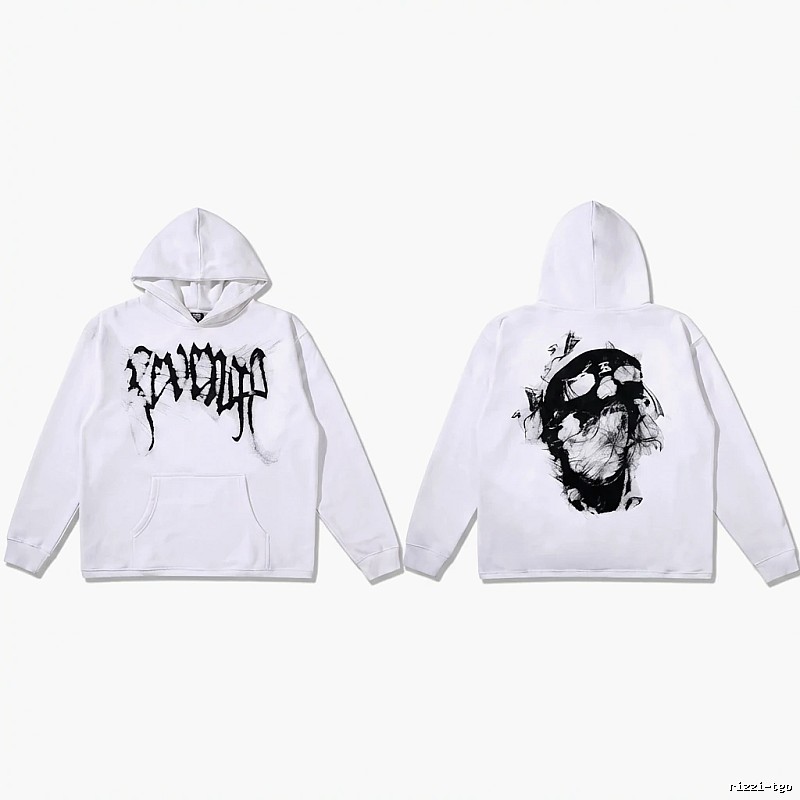 Revenge dark - style white hoodie