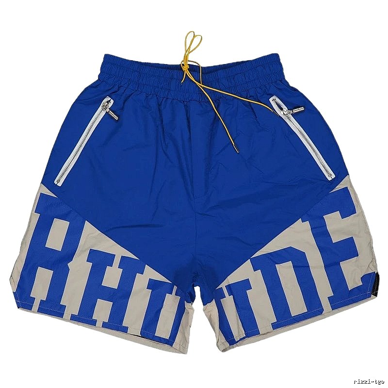 RHUDE Sporty Blue-Gray Shorts