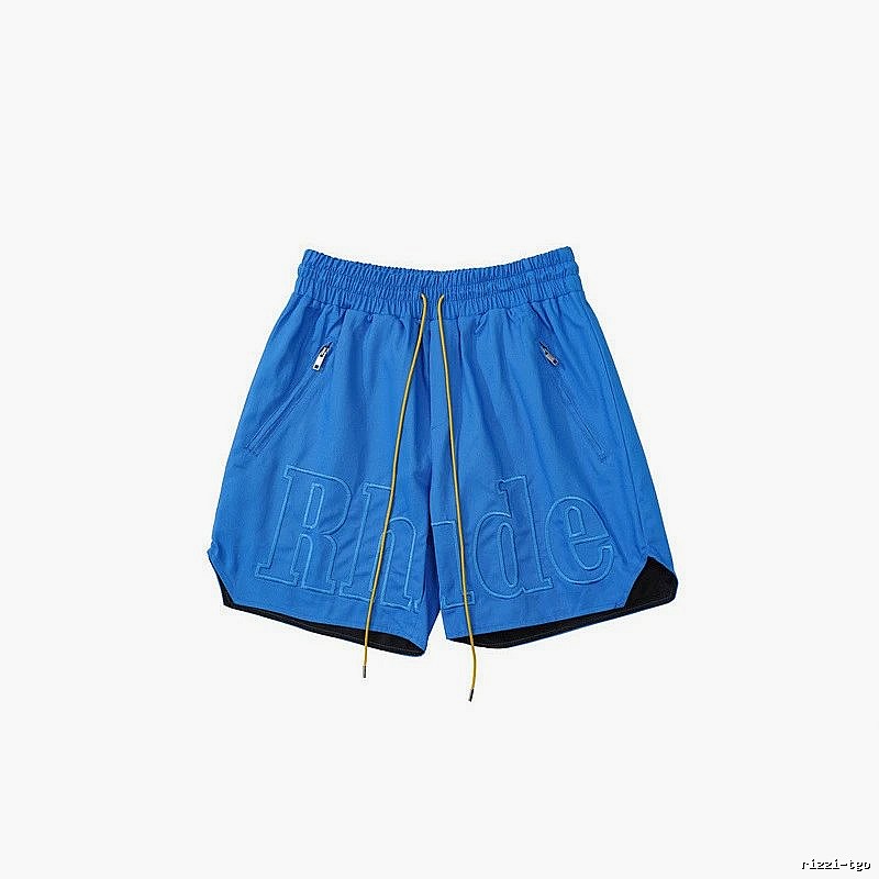 RHUDE sporty blue shorts