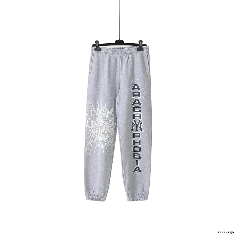 Sp5der Grey Trendy Sweatpants