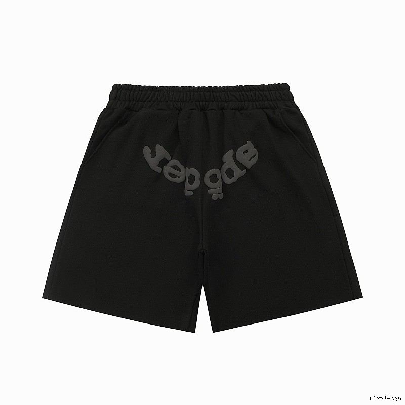 Sp5der letter trendy brand style shorts