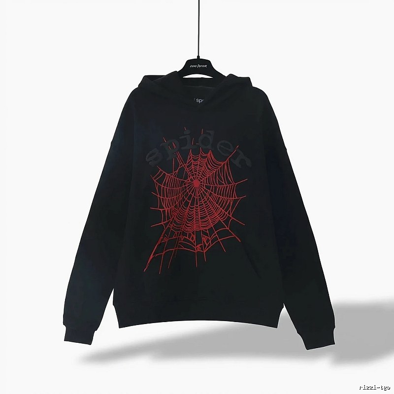 Sp5der Spider Web Trendy Cool Black Sweatshirt