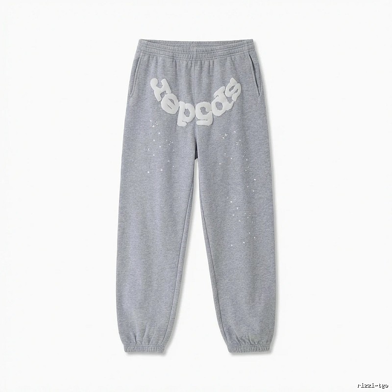 Sp5der Starry Rhinestone Wind Track Pants
