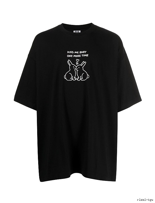 Sport Statement graphic T-shirt Black Colorful Lucky for Warm Weather