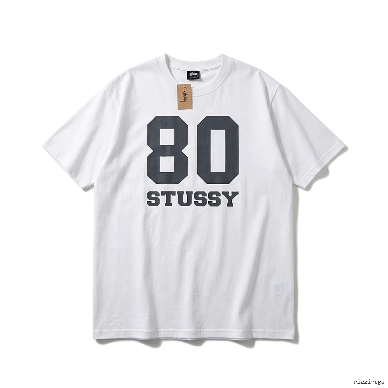 Stussy 80 Series Simple White T-shirt