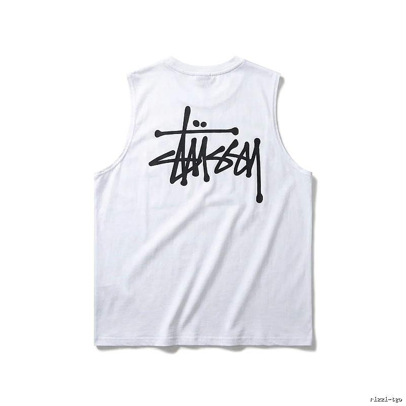 Stussy basic simple white vest