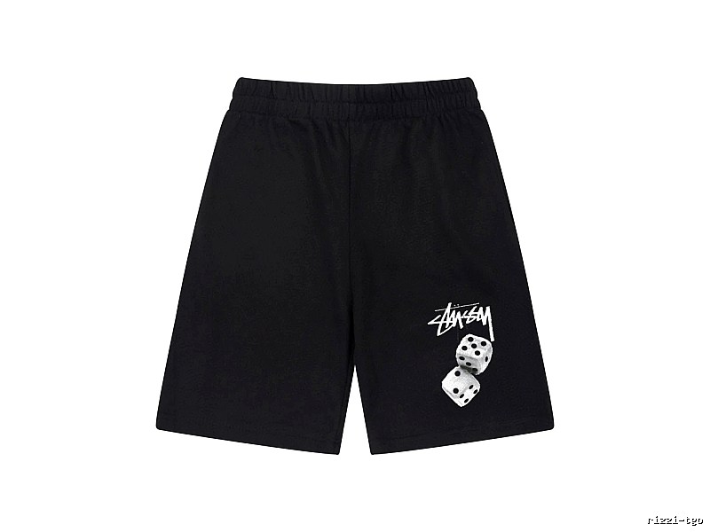 Stussy dice print style shorts