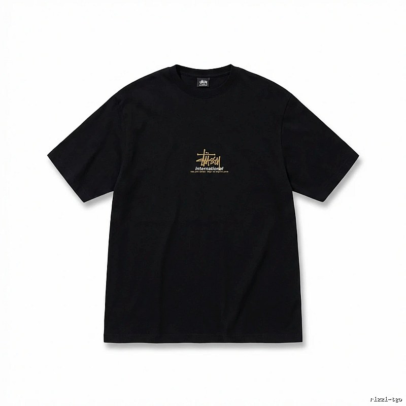 Stussy International Style Black T-shirt