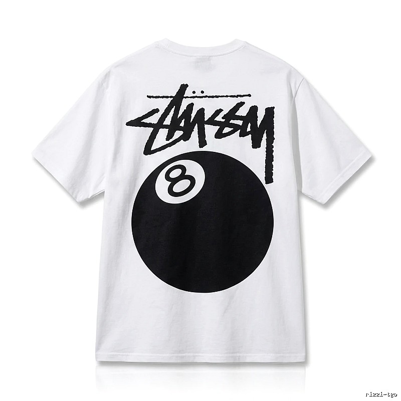 Stussy No.8 Ball White T-shirt