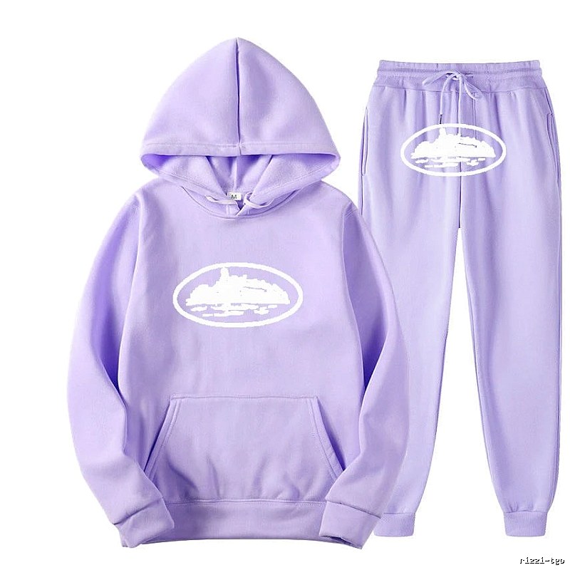 Stussy Purple Tracksuit Set Summer Styling Logo