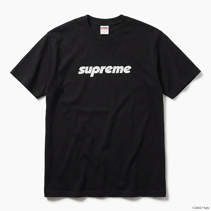 Supreme basic black T-shirt