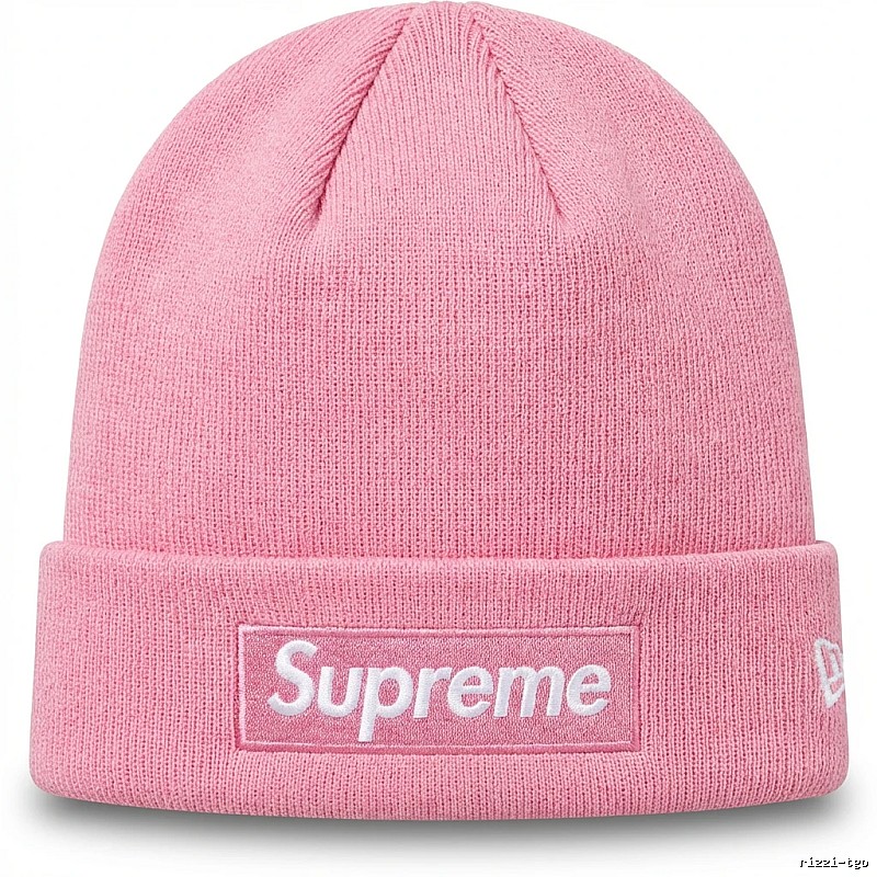 Supreme basic style pink cold hat