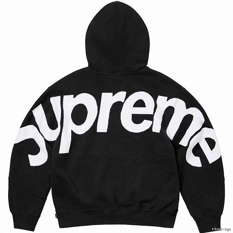 Supreme Casual Logo hoodie Gray Red Oversized for Streetwear Looks