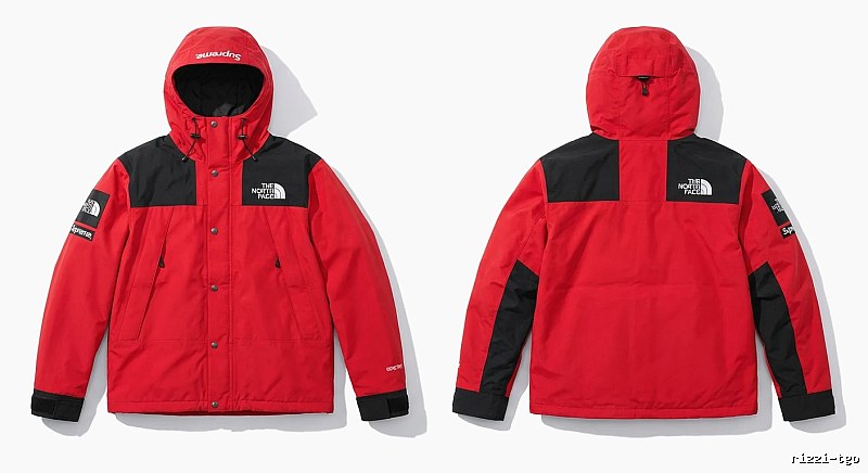 Supreme co-branded red windbreaker