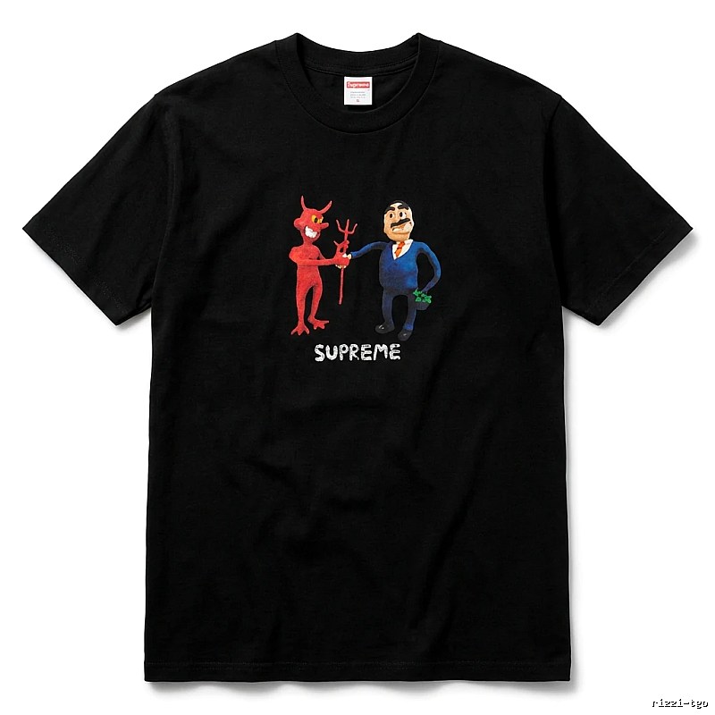 Supreme Demonic Print Black T-shirt