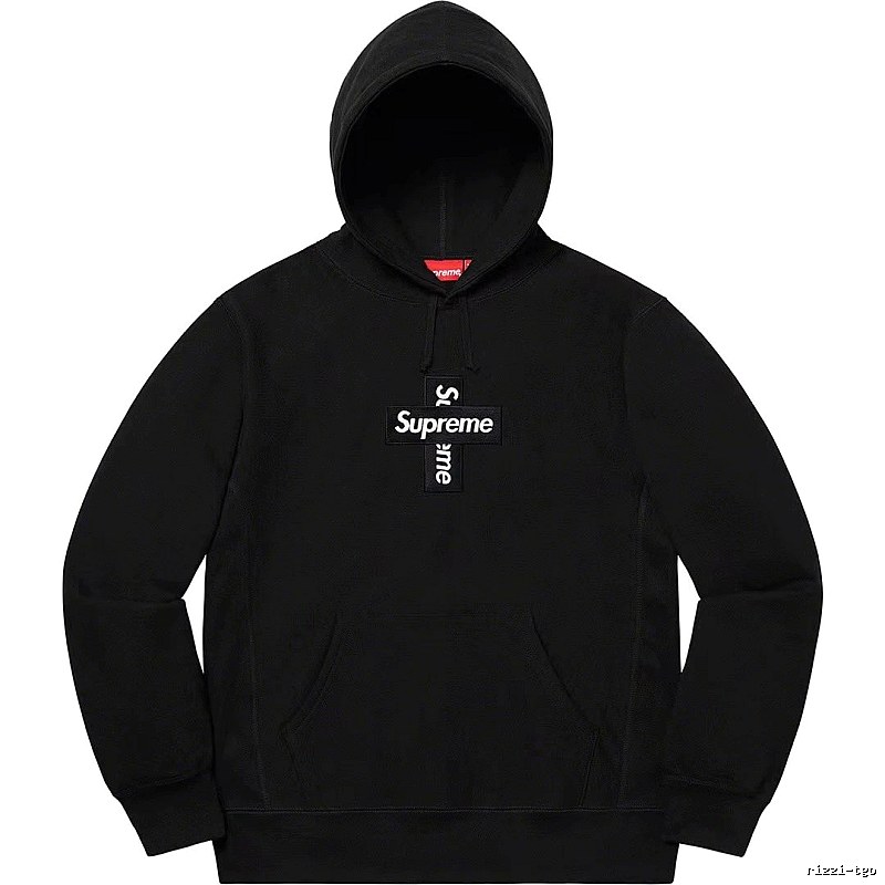 Supreme Lightweight Logo hoodie Gray Red Oversized for Trend Styling