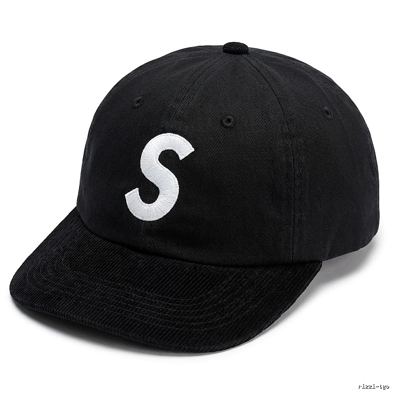 Supreme minimalist style black hat
