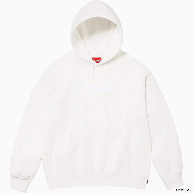 Supreme Monogram Logo hoodie Gray Red Oversized for Layered Styling
