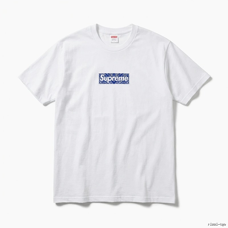 Supreme Print Simple White T-shirt