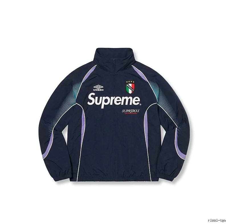 Supreme sporty dark blue jacket