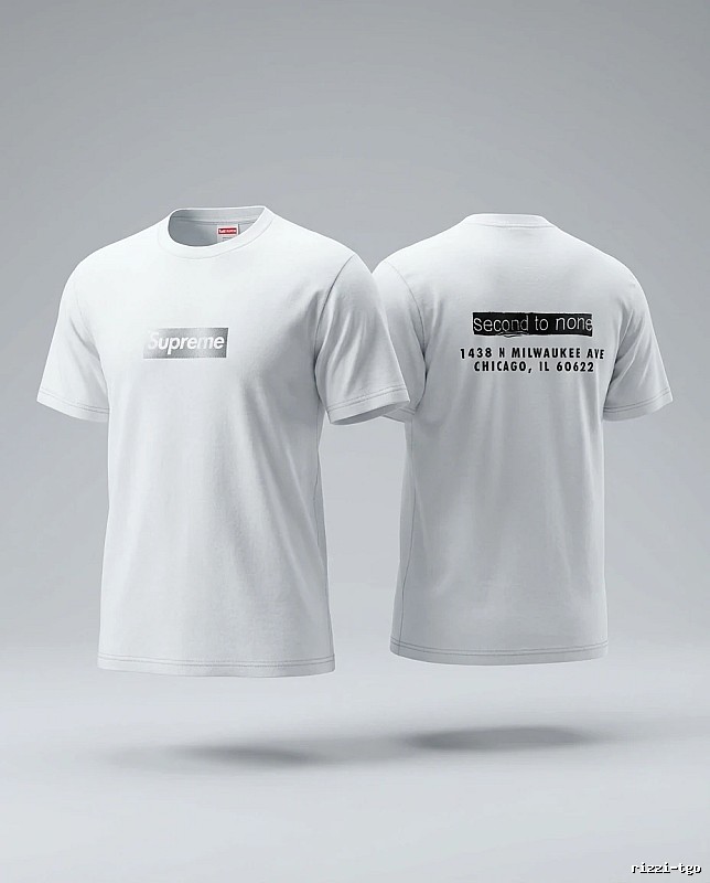 Supreme trendy and cool style white T-shirt