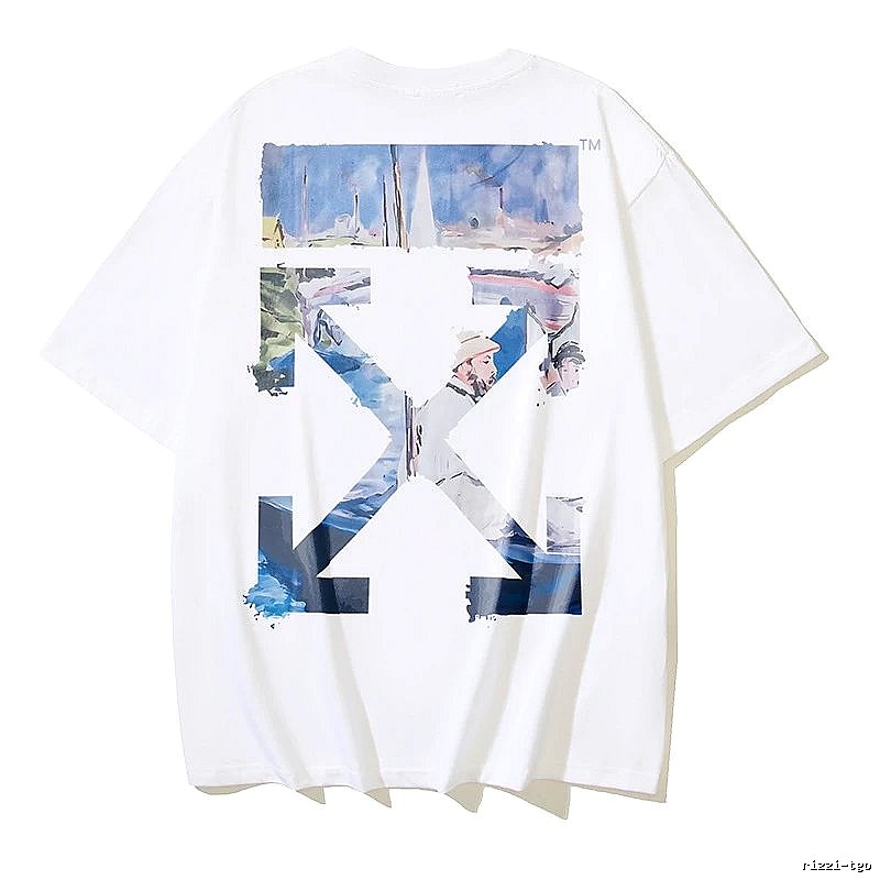 Thrasher Gift Ready Flame logo T-shirt White Red Thrasher with Fresh Pattern