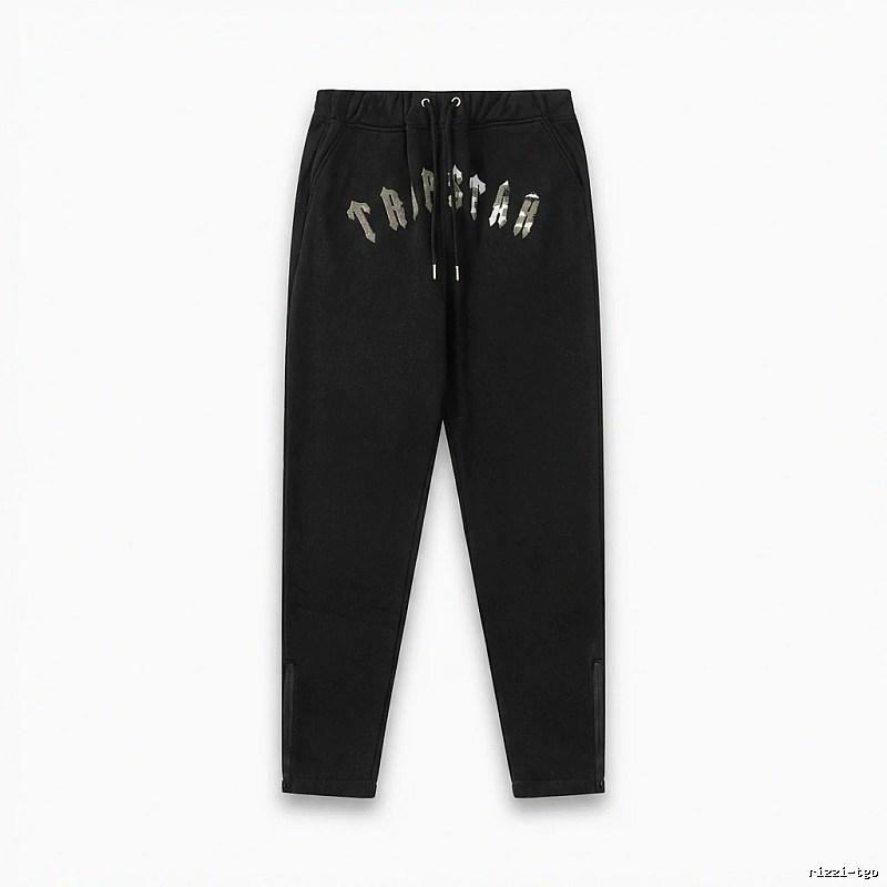 Trapstar Letter Style Black Sweatpants