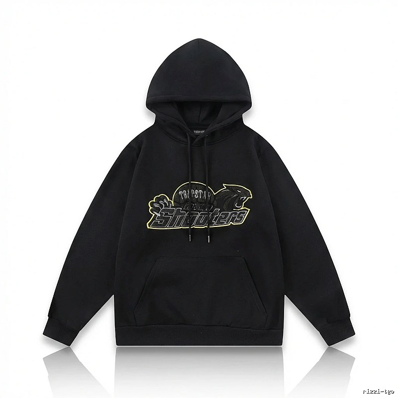 Trapstar Print Trendy and Cool Black Sweatshirt