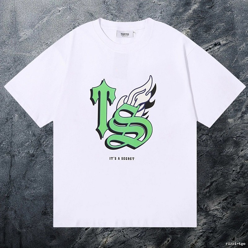 Trapstar Relaxed Keys graphic T-shirt Black White Key with Designer-Inspired Detail