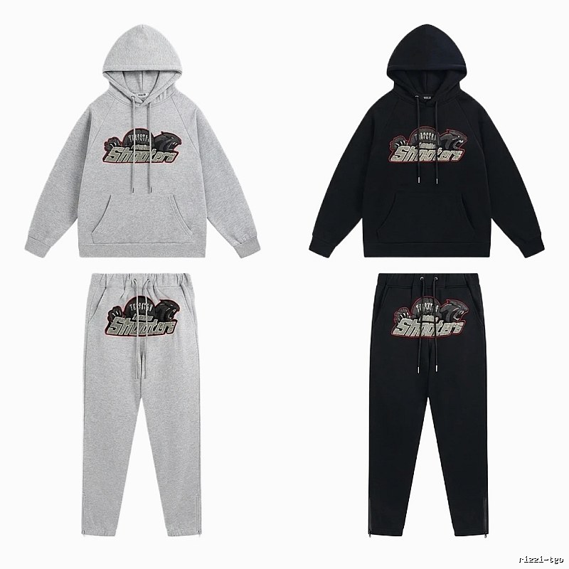 Trapstar sporty grey/black suit set