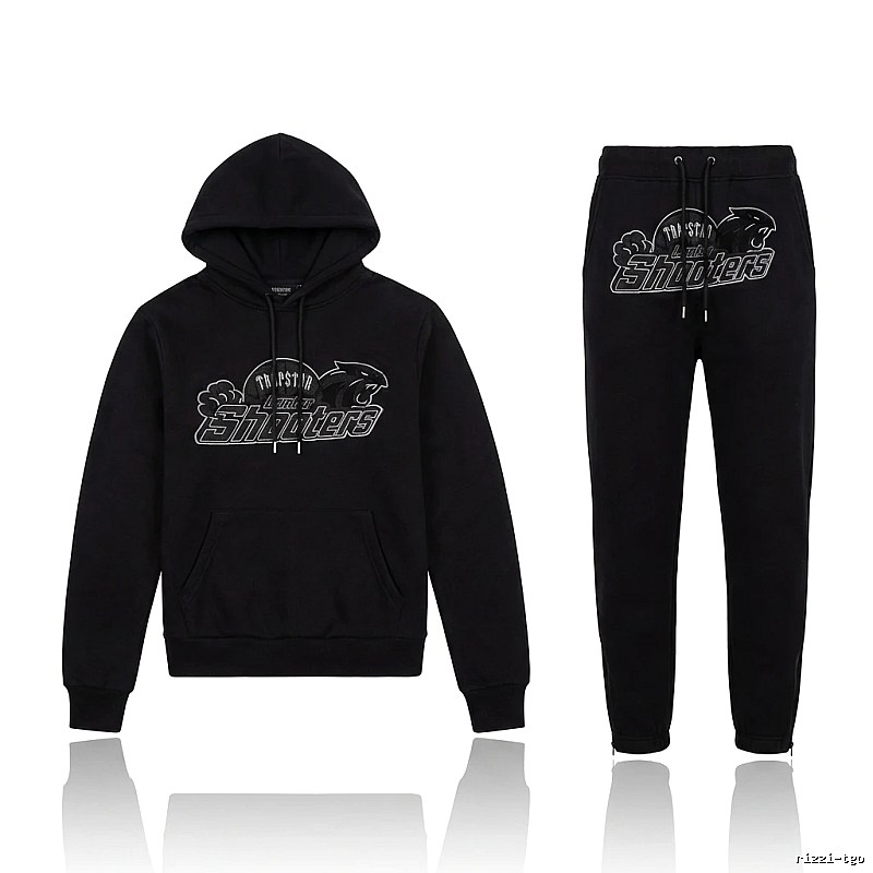 Trapstar trendy and cool style black suit