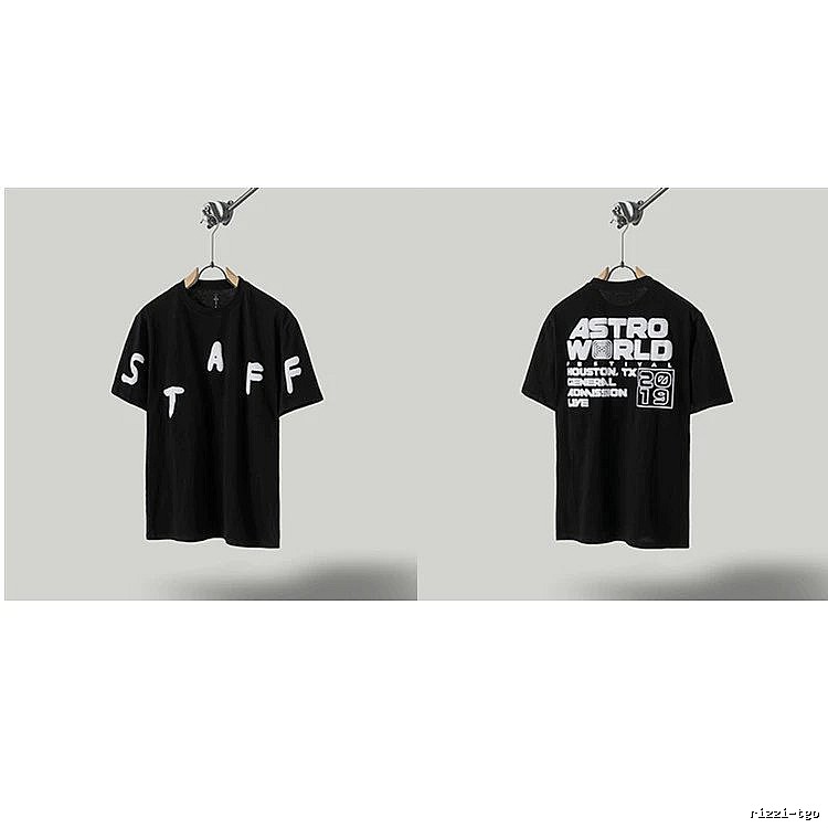Travis Scott Astroworld Street Style Black T-Shirt