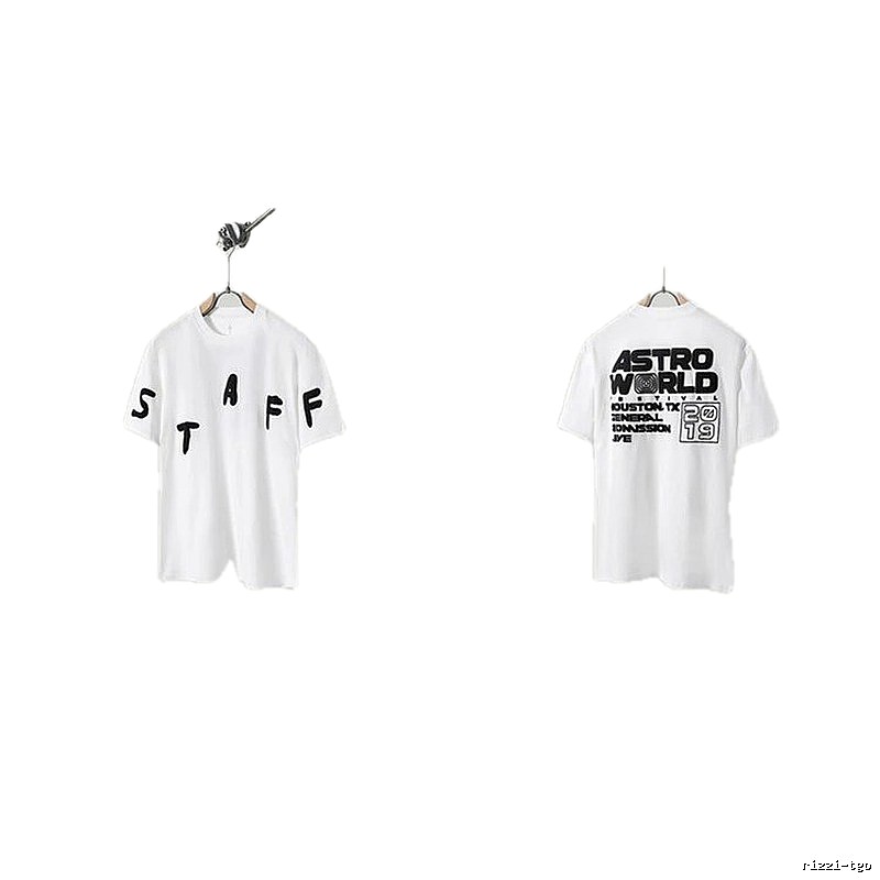 Travis Scott AstroWorld Street Style White T-Shirt