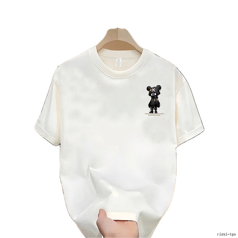 Trendy Brand Gloomy Bear Street Style White Short-sleeve T-shirt