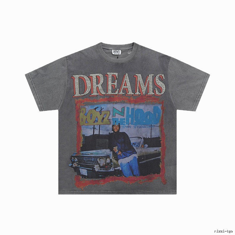 Valley Dreams American Retro Smoky Gray T-Shirt