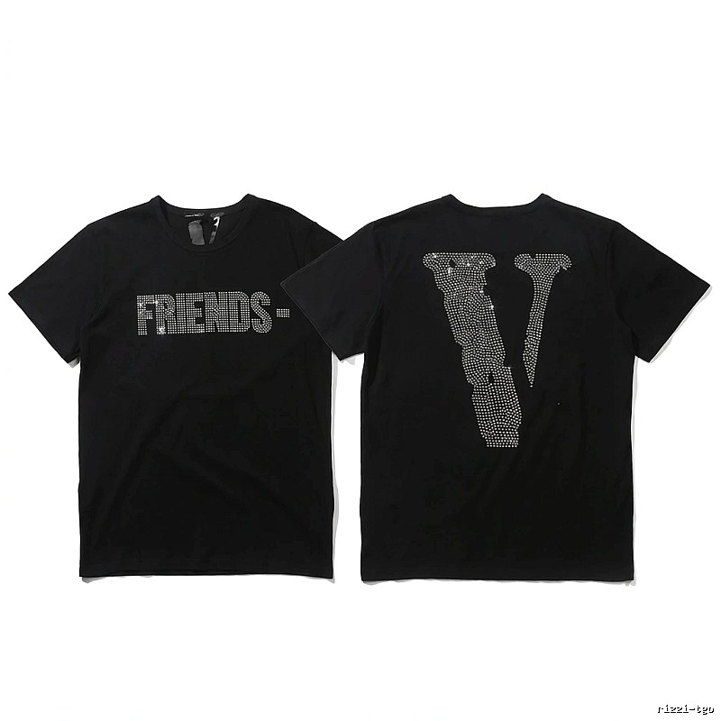 Vlone Friends Trendy and Cool Black T-shirt