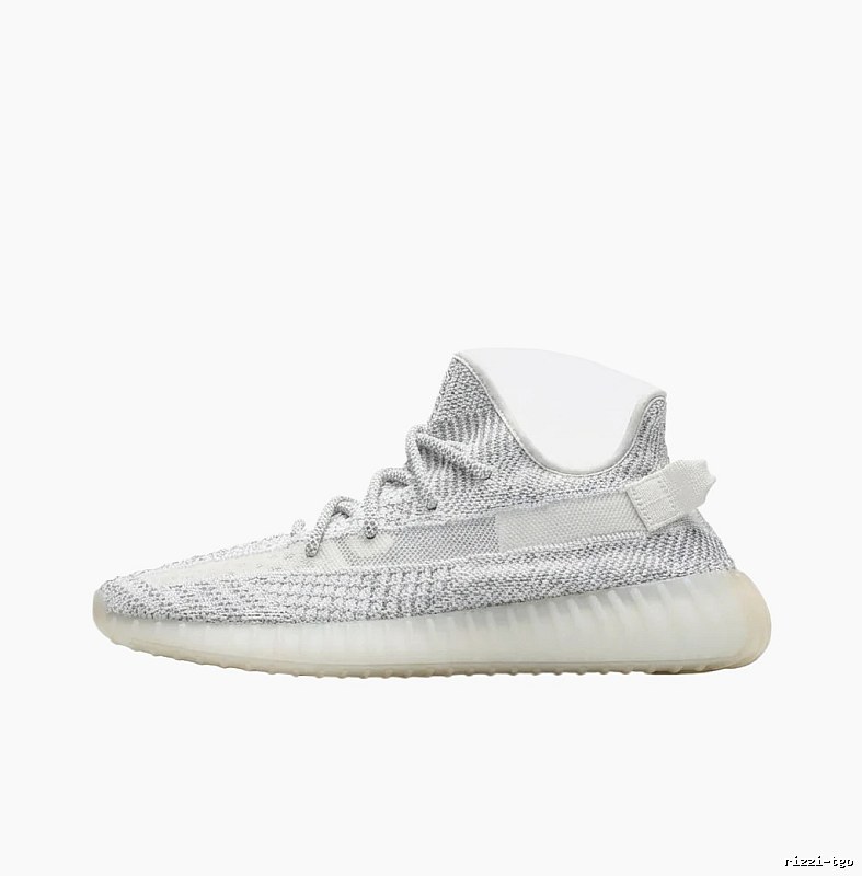 Yeezy 350 minimalist style white shoes