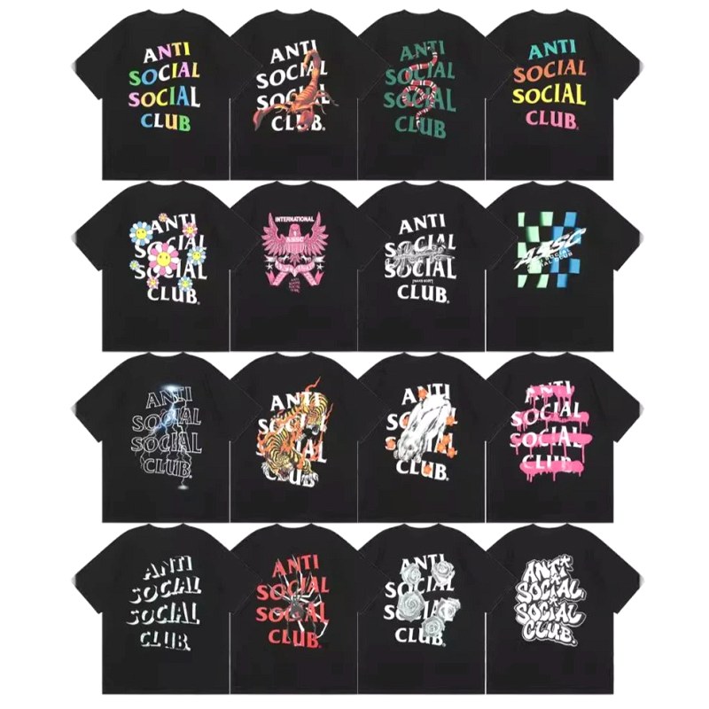 Anti Social Social Club Multicolor T-Shirt Collection Review: We Abraded the Same Chest Print on a Black Base and a White Base